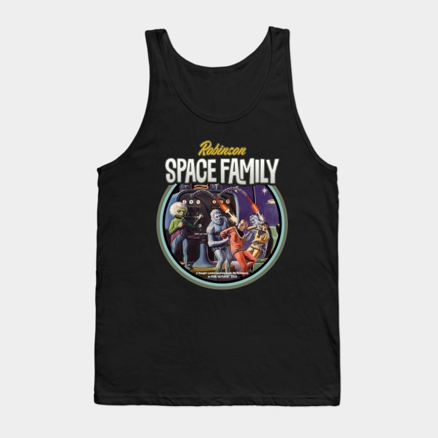 1960s Space Family Tank Top by Trazzo